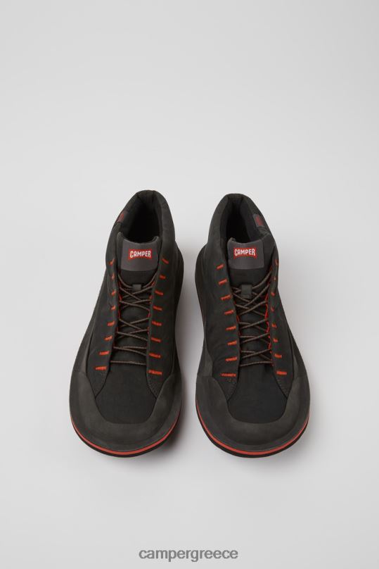 γκρί Σχέδιο σκαθαριού σκούρο γκρι ύφασμα και μποτάκια nubuck για άνδρες Camper XTDPX1302