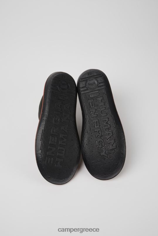 γκρί Σχέδιο σκαθαριού σκούρο γκρι ύφασμα και μποτάκια nubuck για άνδρες Camper XTDPX1302