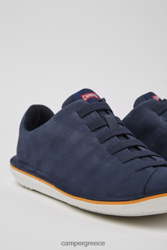 μπλε Σχέδιο σκαθάρι μπλε αθλητικά παπούτσια nubuck για άνδρες Camper XTDPX1326