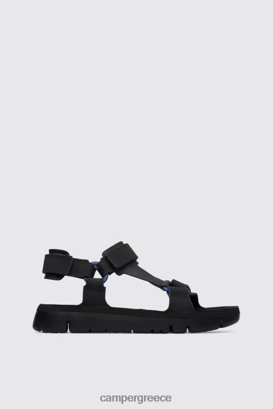 μαύρος Σπορ πέδιλο με λουράκι μαύρο oruga αποκλειστικά για άνδρες Camper XTDPX284