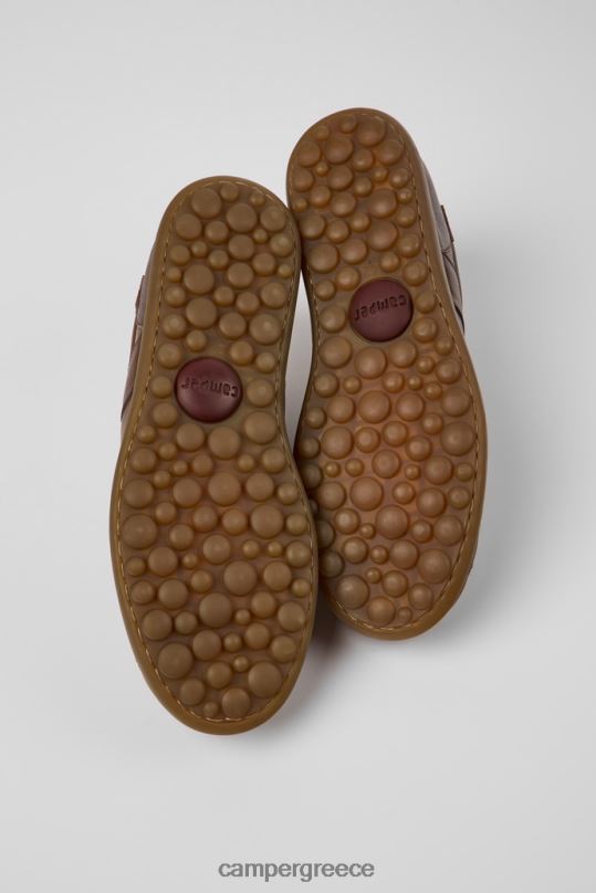 καφέ σχέδιο ανδρικό παπούτσι σε καφέ χρώμα pelotas Camper XTDPX1240