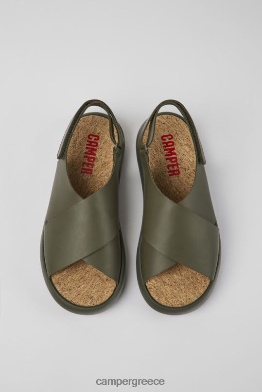 πράσινος σχέδιο pelotas flota πράσινα δερμάτινα σανδάλια για άνδρες Camper XTDPX1233
