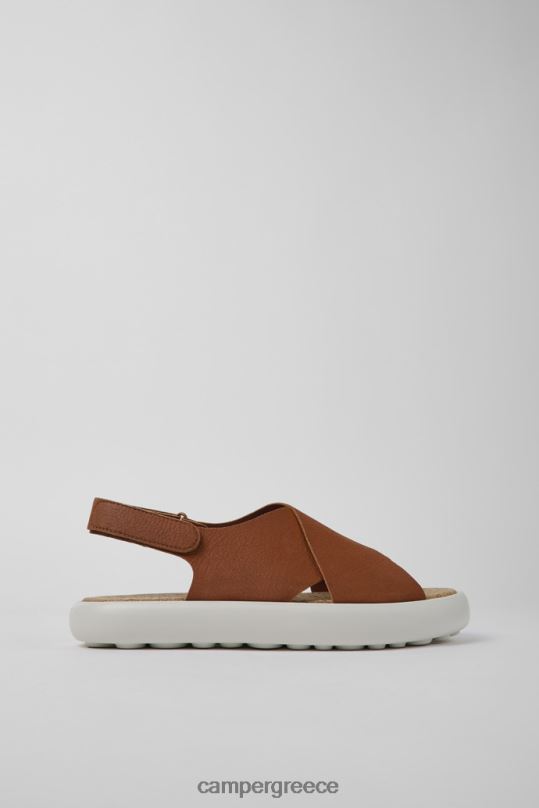 καφέ pelotas flota καφέ και λευκά δερμάτινα σανδάλια για άνδρες νέες αφίξεις Camper XTDPX1234