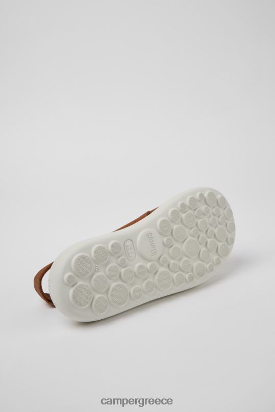 καφέ pelotas flota καφέ και λευκά δερμάτινα σανδάλια για άνδρες νέες αφίξεις Camper XTDPX1234