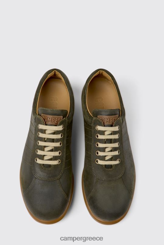 πράσινος αποκλειστικά αθλητικά παπούτσια pelotas πράσινο nubuck για άνδρες Camper XTDPX1304