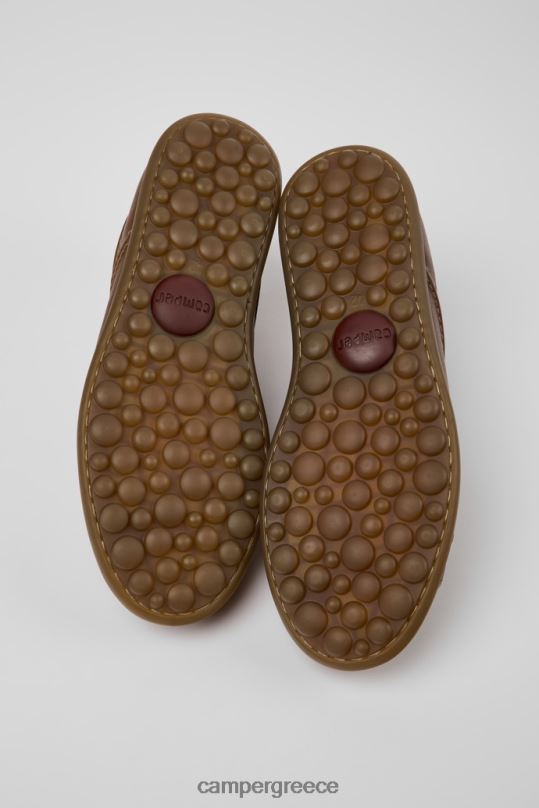 καφέ pelotas καφέ δερμάτινα sneakers για άνδρες νέες παραλαβές Camper XTDPX1309