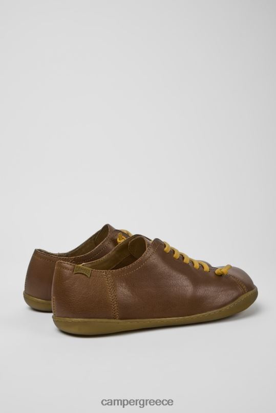 καφέ Σχεδιαστική τάση peu καφέ δερμάτινα παπούτσια για άνδρες Camper XTDPX291