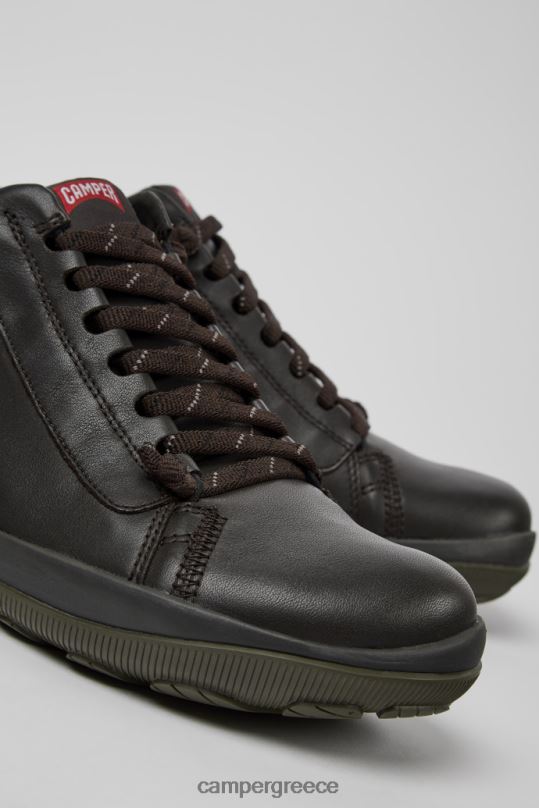 καφέ σχέδιο peu pista gore-tex καφέ δερμάτινα παπούτσια για άνδρες Camper XTDPX1268