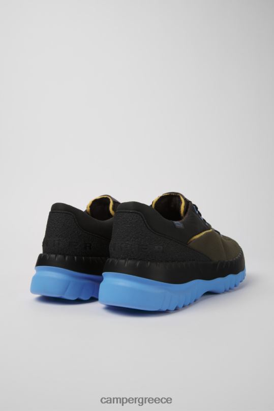 πράσινος αποκλειστικά παπούτσια teix green ανακυκλωμένα υφάσματα και nubuck για άνδρες Camper XTDPX1251