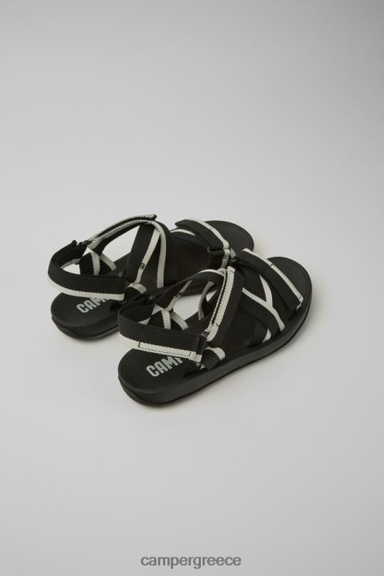 μαύρος ταιριάζουν αποκλειστικά με ασπρόμαυρα ανακυκλωμένα πέδιλα κατοικίδιων για άνδρες Camper XTDPX1750