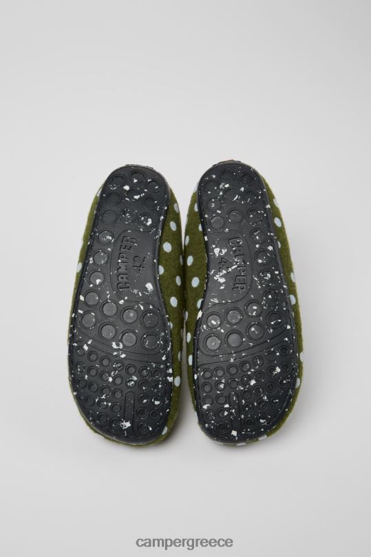 πράσινος wabi πράσινες και μπλε μάλλινες ανδρικές παντόφλες νέες παραλαβές Camper XTDPX1745