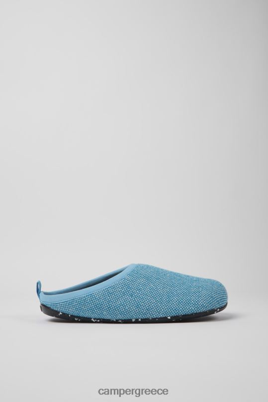 μπλε παντόφλες wabi μπλε μάλλινο και βισκόζη για άνδρες νέες αφίξεις Camper XTDPX388