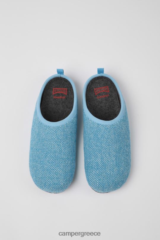 μπλε παντόφλες wabi μπλε μάλλινο και βισκόζη για άνδρες νέες αφίξεις Camper XTDPX388