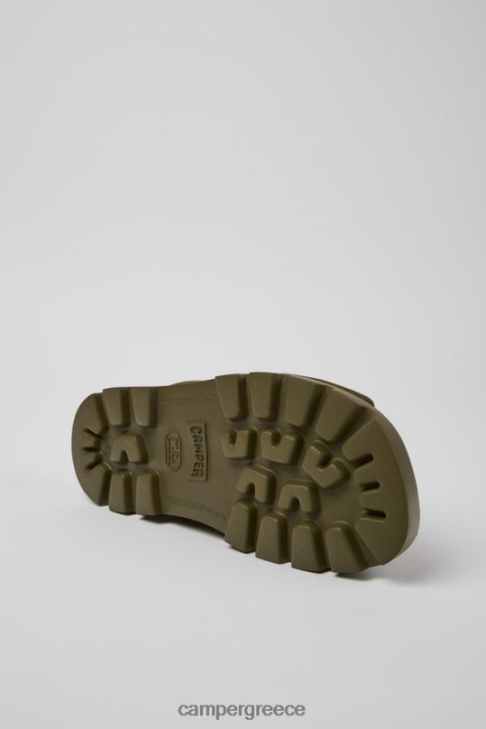 πράσινος σανδάλι brutus πράσινα ανακυκλωμένα βαμβακερά σανδάλια για άνδρες νέες αφίξεις Camper XTDPX366
