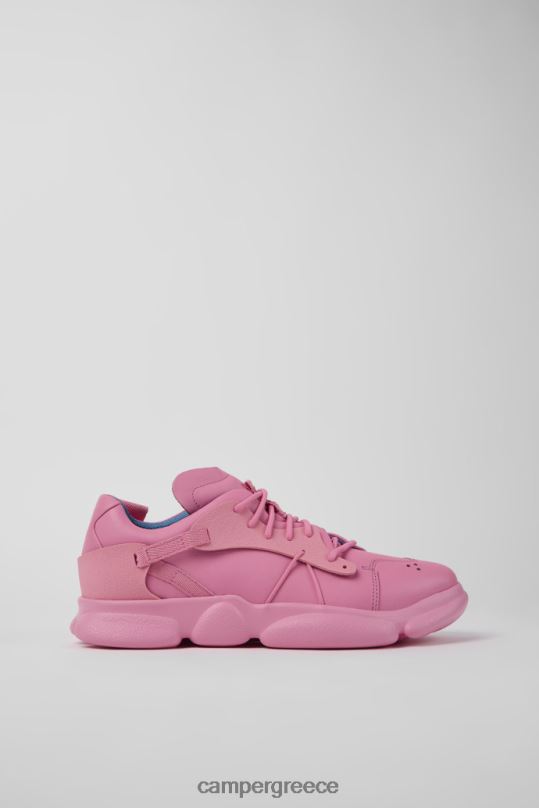 ροζ Σχέδιο καρστ ροζ δερμάτινα και υφασμάτινα αθλητικά παπούτσια για άνδρες Camper XTDPX1489