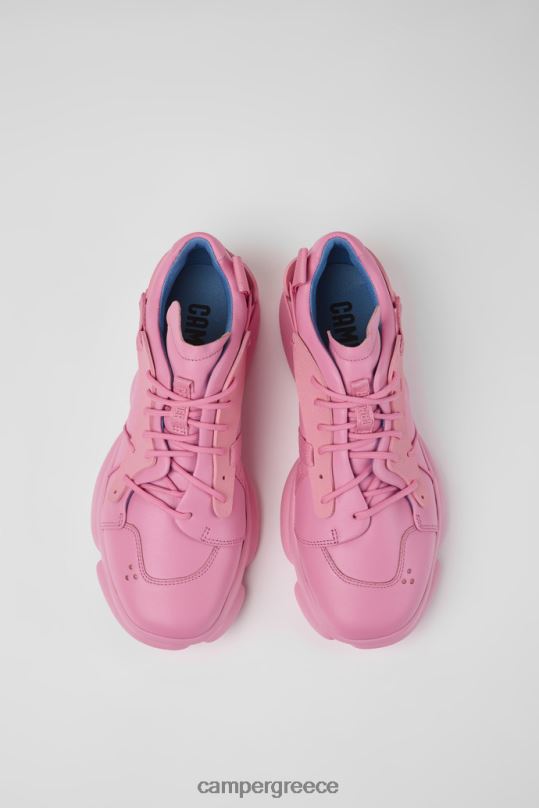 ροζ Σχέδιο καρστ ροζ δερμάτινα και υφασμάτινα αθλητικά παπούτσια για άνδρες Camper XTDPX1489