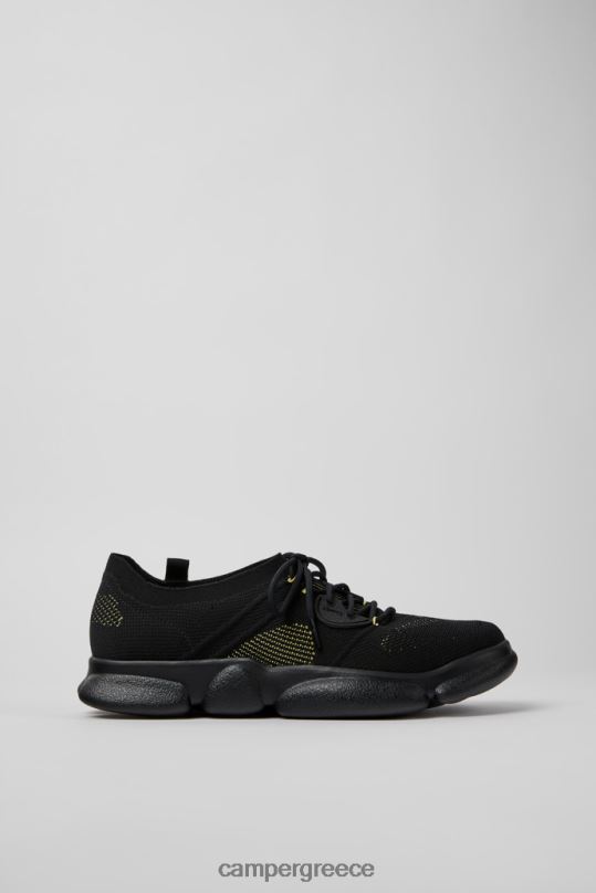 μαύρος Σχέδιο καρστ μαύρα υφασμάτινα αθλητικά παπούτσια για άνδρες Camper XTDPX1550