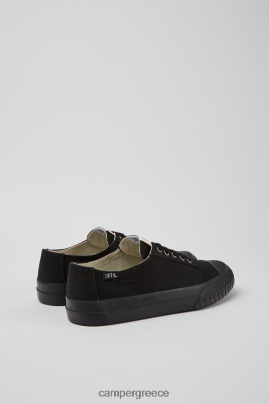 μαύρος καμαλέον μαύρα ανακυκλωμένα βαμβακερά πάνινα παπούτσια για άνδρες νέες αφίξεις Camper XTDPX316