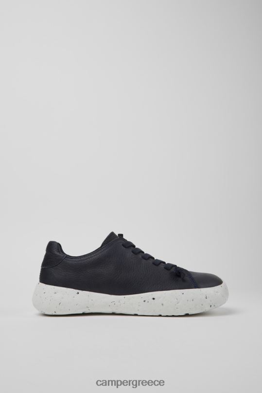 μπλε Σχέδιο Peu Stadium μπλε δερμάτινα αθλητικά παπούτσια για άνδρες Camper XTDPX1652