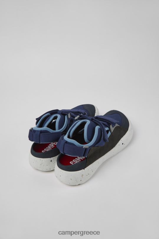 μπλε Peu stadium μπλε και γκρι δερμάτινα και υφασμάτινα ημι-ανοικτά αθλητικά παπούτσια για άνδρες νέες αφίξεις Camper XTDPX1499