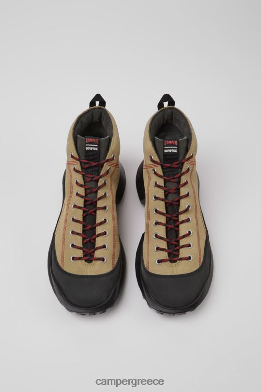 μπεζ design crclr gore-tex μπεζ nubuck και υφασμάτινα μποτάκια ανδρικά Camper XTDPX1585
