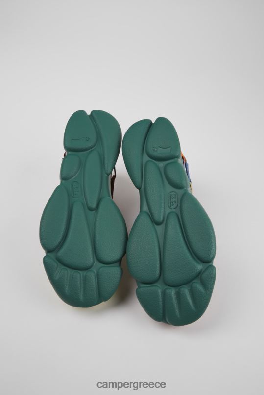 πολύχρωμος design δίδυμα πολύχρωμα δερμάτινα και nubuck αθλητικά παπούτσια για άνδρες Camper XTDPX1572