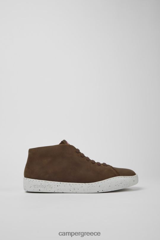 καφέ design peu touring καφέ δερμάτινα αθλητικά παπούτσια για άνδρες Camper XTDPX1624