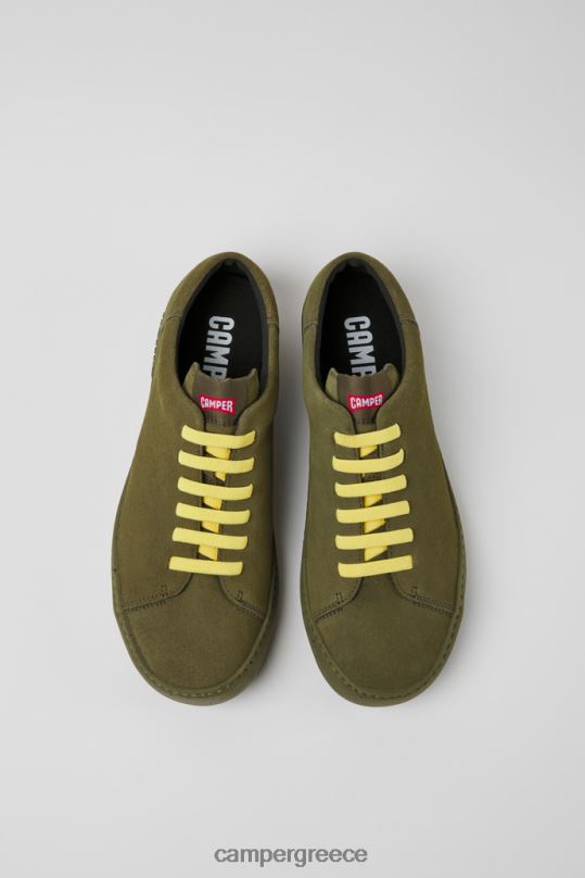 πράσινος design peu touring πράσινα αθλητικά παπούτσια nubuck για άνδρες Camper XTDPX1525