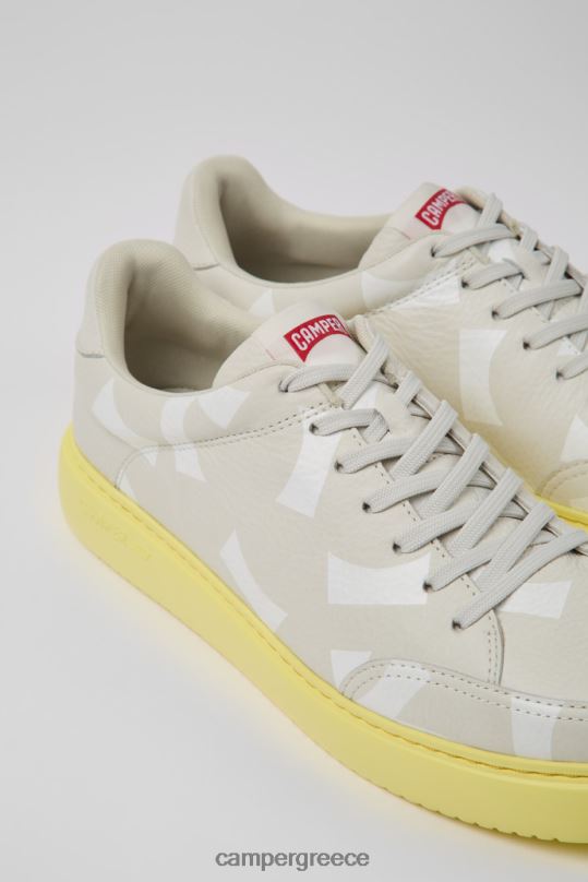 άσπρο design runner k21 λευκά δερμάτινα πάνινα παπούτσια για άνδρες Camper XTDPX1630