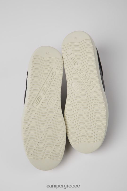 μαύρος design runner k21 μαύρα σουέτ και δερμάτινα sneakers Camper XTDPX352