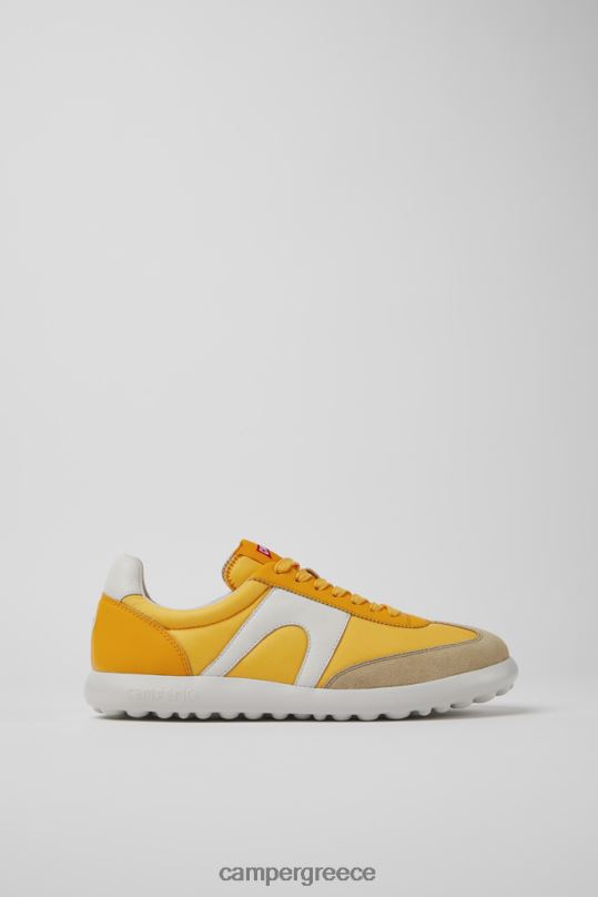 πορτοκάλι Αποκλειστικά ανδρικά πάνινα παπούτσια pelotas xlite από ύφασμα και δέρμα Camper XTDPX1539