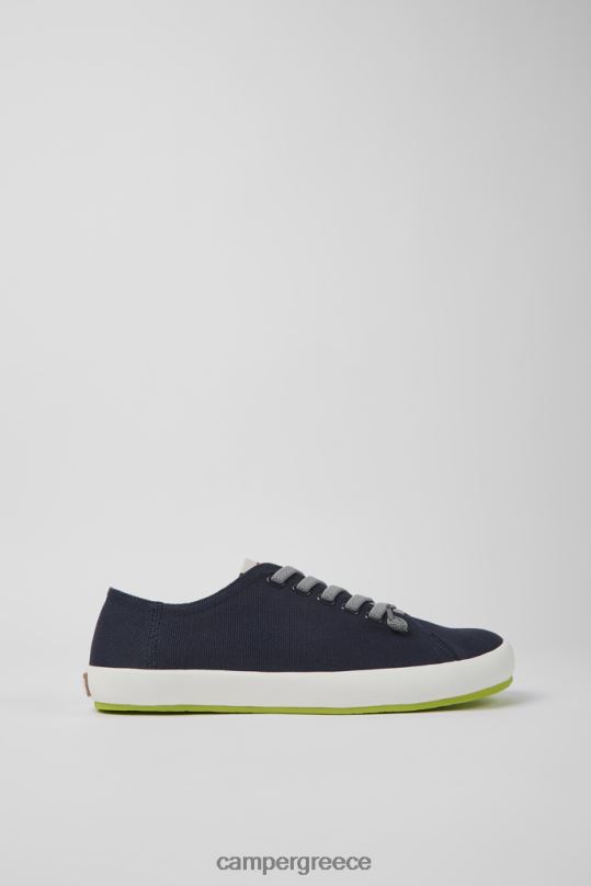 μπλε Αποκλειστικά ανδρικά πάνινα παπούτσια peu rambla από ύφασμα Camper XTDPX1522