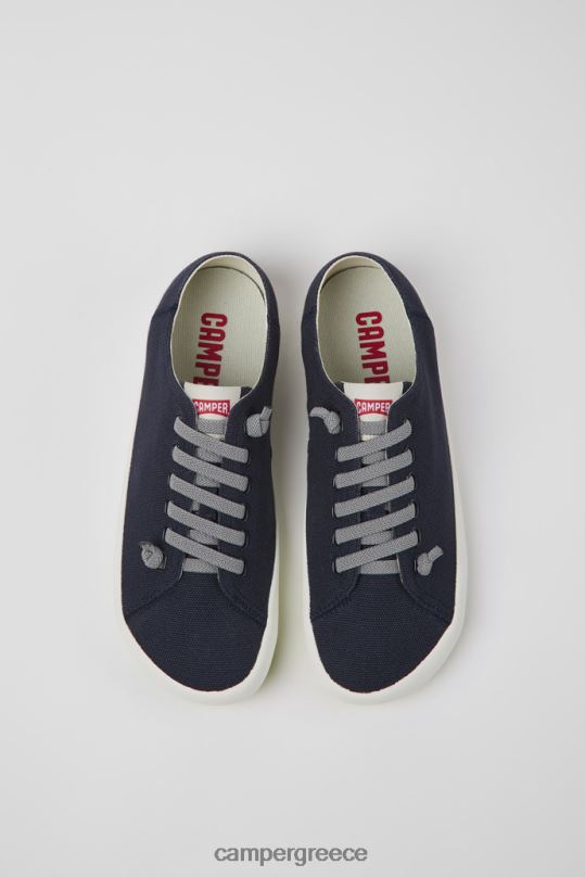 μπλε Αποκλειστικά ανδρικά πάνινα παπούτσια peu rambla από ύφασμα Camper XTDPX1522