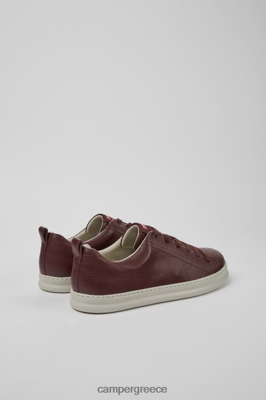 Βουργουνδία αποκλειστικά αθλητικά παπούτσια runner μπορντό δέρμα Camper XTDPX357