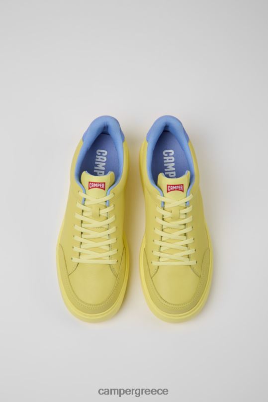 κίτρινος runner k21 κίτρινα δερμάτινα πάνινα παπούτσια για άνδρες νέες αφίξεις Camper XTDPX1599