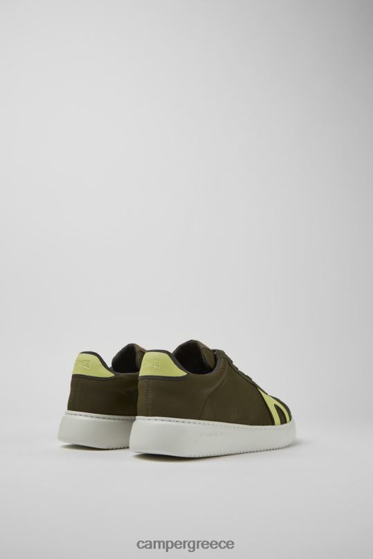 πράσινος ανδρικά αθλητικά παπούτσια runner k21 πράσινα και κίτρινα αποκλειστικά Camper XTDPX1628