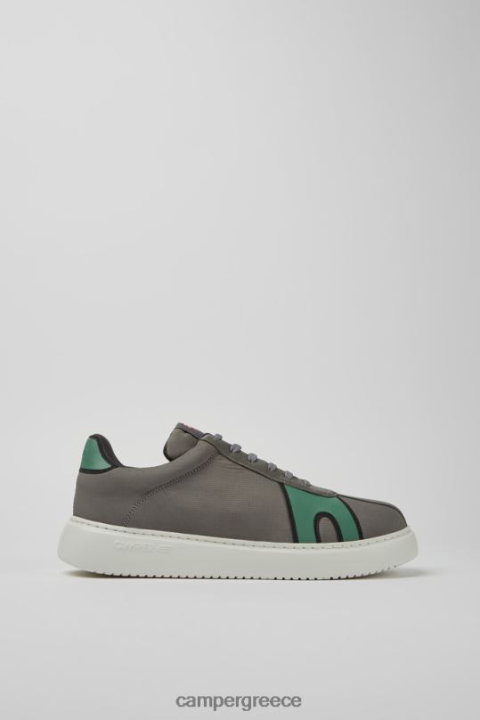 γκρί ανδρικά αθλητικά παπούτσια runner k21 γκρι και πράσινα αποκλειστικά Camper XTDPX358