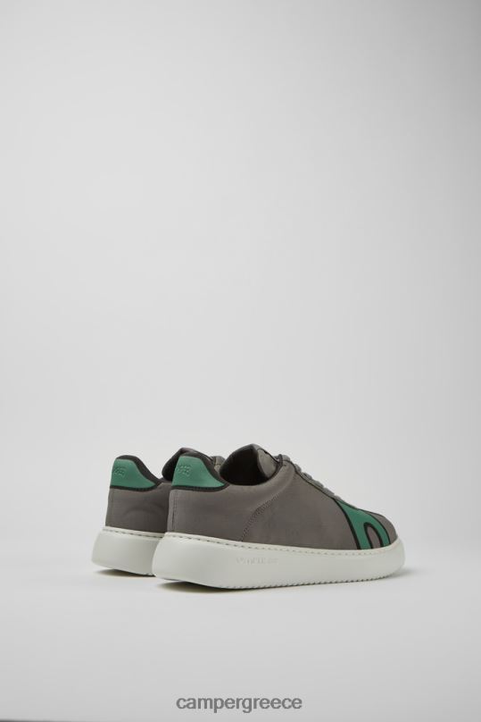 γκρί ανδρικά αθλητικά παπούτσια runner k21 γκρι και πράσινα αποκλειστικά Camper XTDPX358