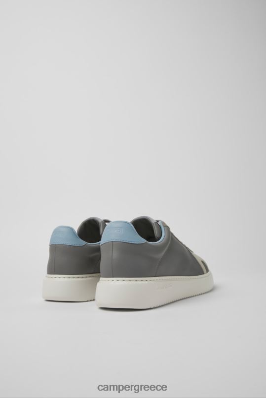 γκρί αποκλειστικά ανδρικά αθλητικά παπούτσια runner k21 γκρι δέρμα και nubuck Camper XTDPX1512