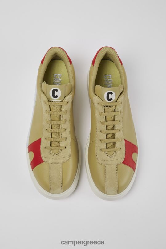 μπεζ runner k21 μπεζ σουέντ και δερμάτινα sneakers νέες παραλαβές Camper XTDPX1690