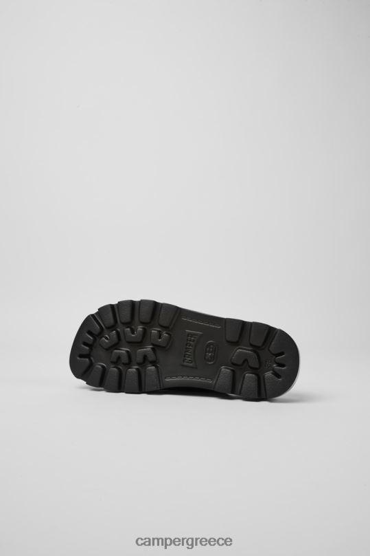 Black Design Brutus Sandal Black Leather Sandals For Women Camper XTDPX4