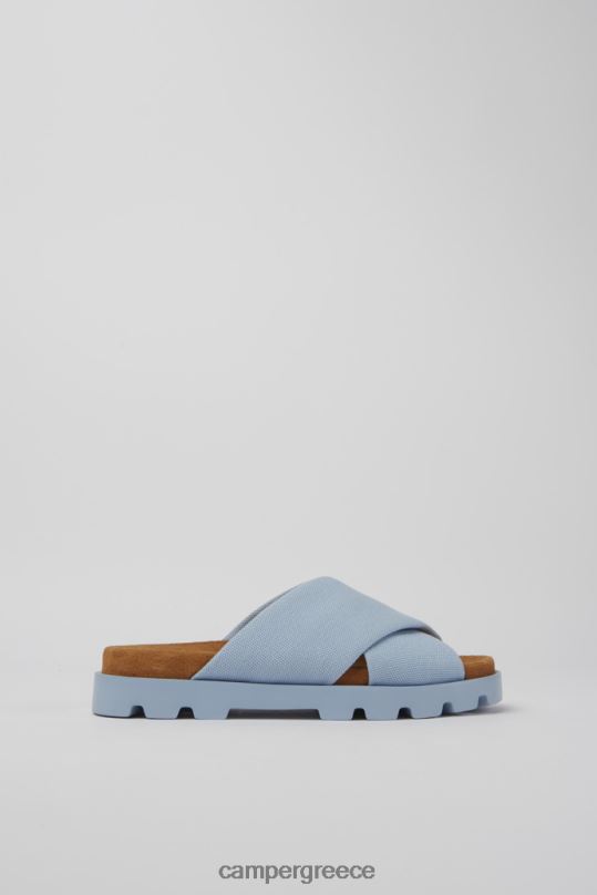 Blue Brutus Sandal Light Blue Recycled Cotton Sandals For Women Exclusive Camper XTDPX7