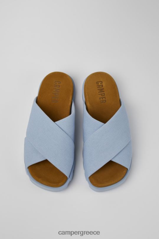 Blue Brutus Sandal Light Blue Recycled Cotton Sandals For Women Exclusive Camper XTDPX7
