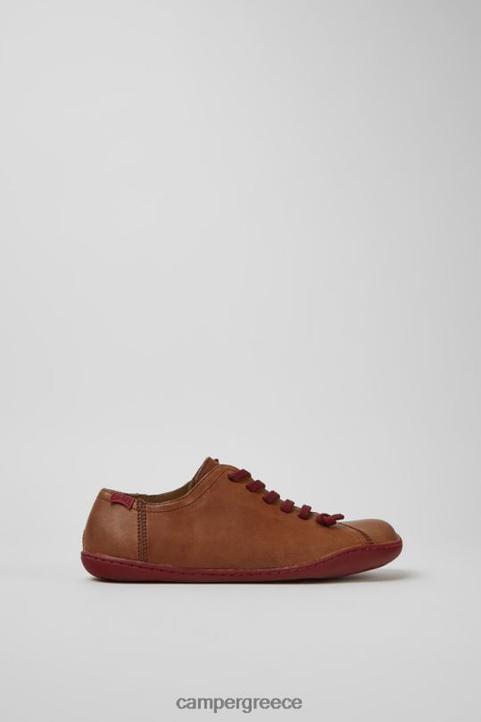 Brown Peu Brown Leather Shoes For WomenNew Arrivals Camper XTDPX19