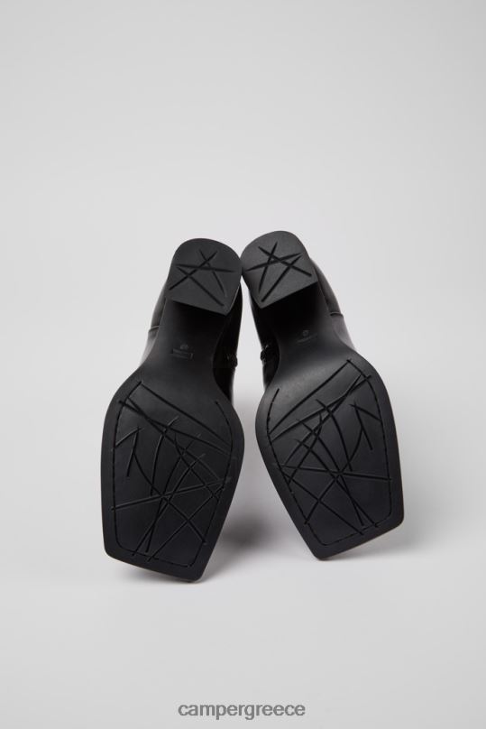 Black ExclusiveKarole Black Leather Boots For Women Camper XTDPX77