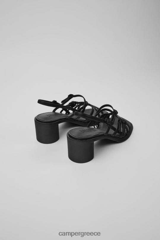 Black Meda Black Leather Sandals For WomenNew Arrivals Camper XTDPX78