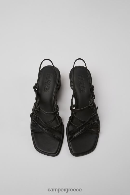 Black Meda Black Leather Sandals For WomenNew Arrivals Camper XTDPX78