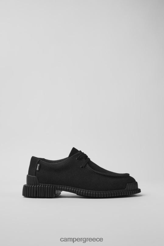 Black Pix Black Recycled Cotton And Leather Shoes For WomenNew Arrivals Camper XTDPX95
