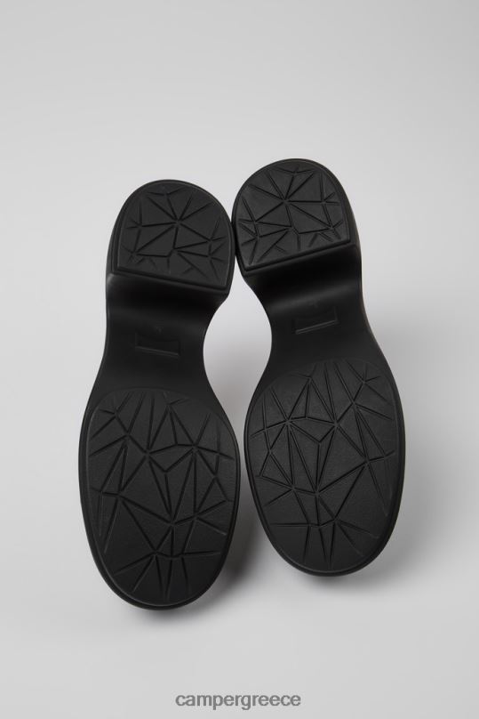 Black Thelma Black Leather Mules For WomenNew Arrivals Camper XTDPX114