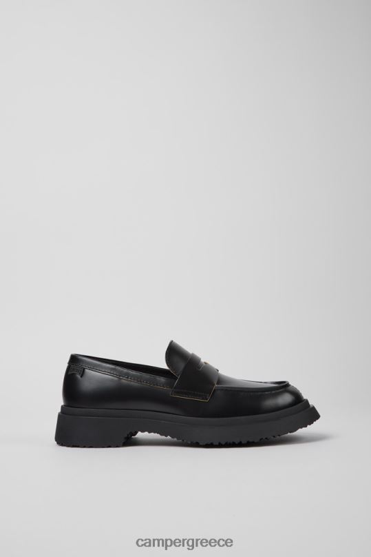Black Walden Black Leather Loafers For WomenNew Arrivals Camper XTDPX132